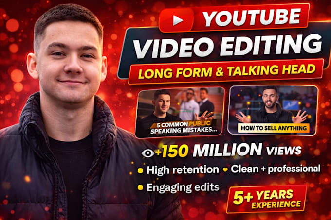 edit talking head and long form youtube videos