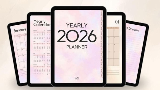 etsy digital planner, hyperlinked planner, digital journal, etsy digital product