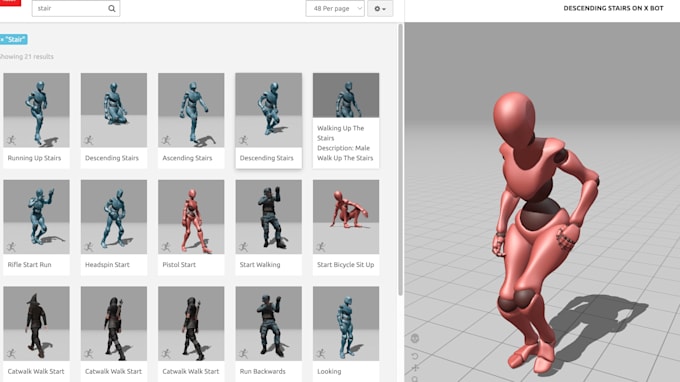 add mixamo animation to your 3d character