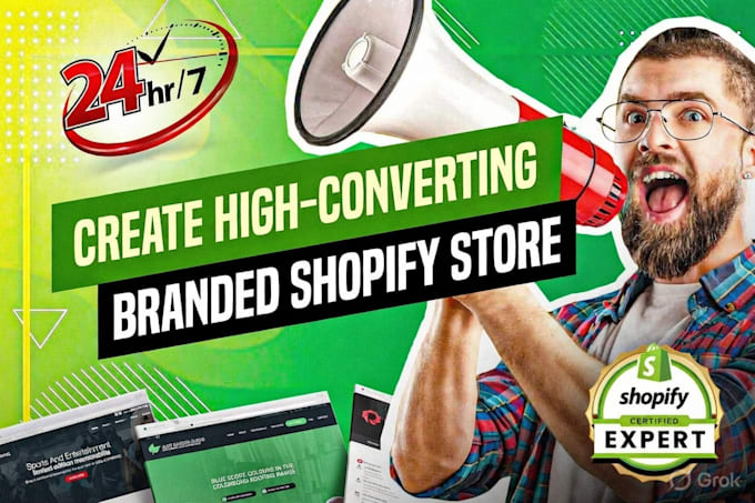 develop, design and build your shopify store or shopify website development