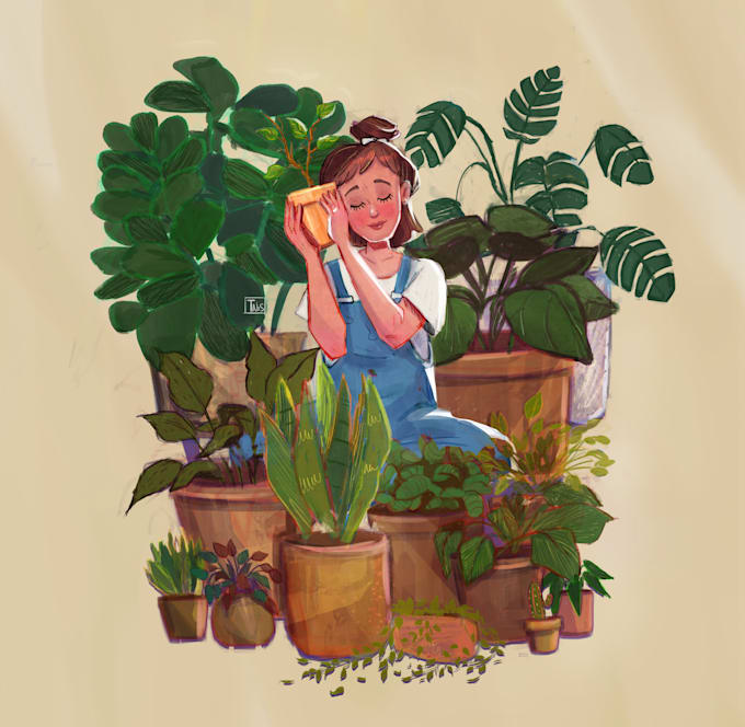 create custom conceptual digital illustrations