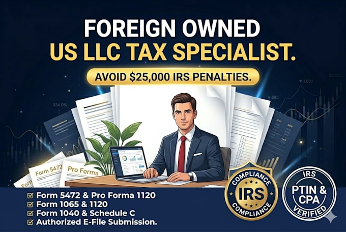 file form 5472 1120 for your foreign owned US llc