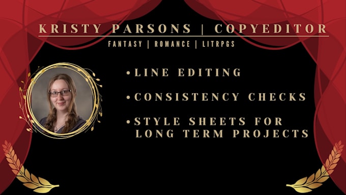 copyedit your fantasy, romance, or litrpg chapters