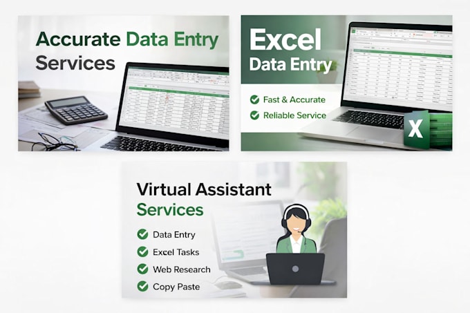 do accurate data entry and virtual assistant services