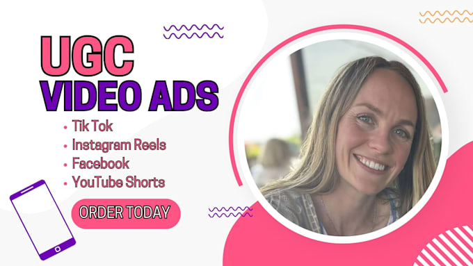 create ugc videos ads for tiktok, instagram or facebook