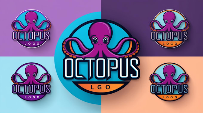 design amazing octopus logo