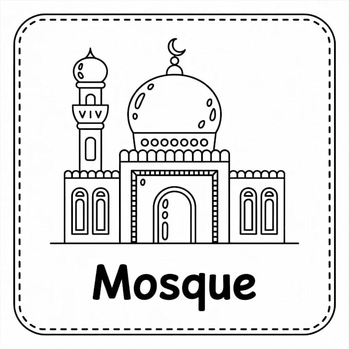 design islamic flashcards for kids