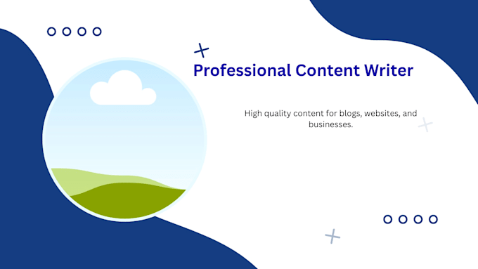 write SEO blogs and engaging website content that converts