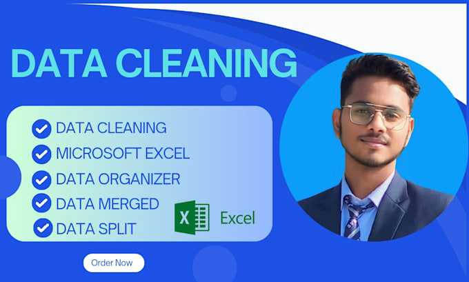 clean, format, merge, split, excel data