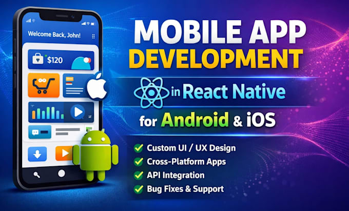 build android and IOS mobile app react native kotlin swift