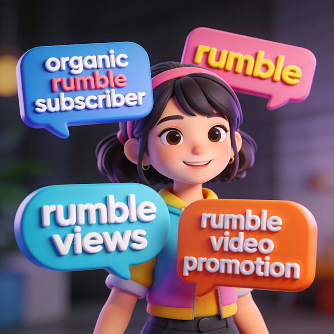organic rumble subscriber, rumble views, rumble video promotion