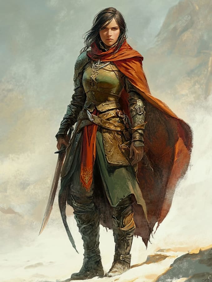 do a dnd character or dnd party art