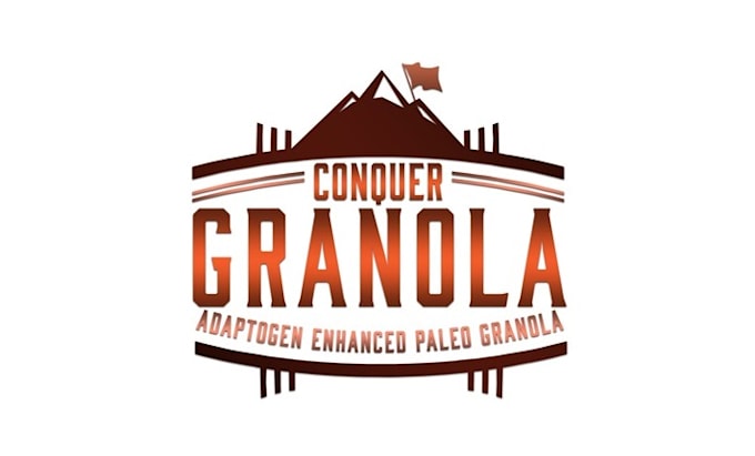 design power packed energy boosting granola logo