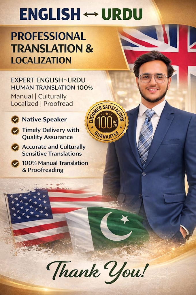 be your urdu translation expert
