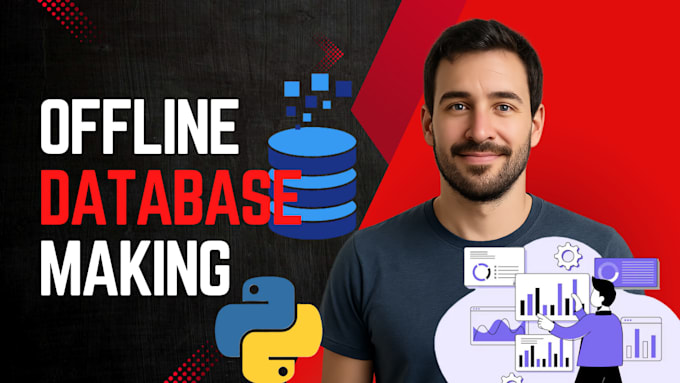 create a secure offline database system for your business