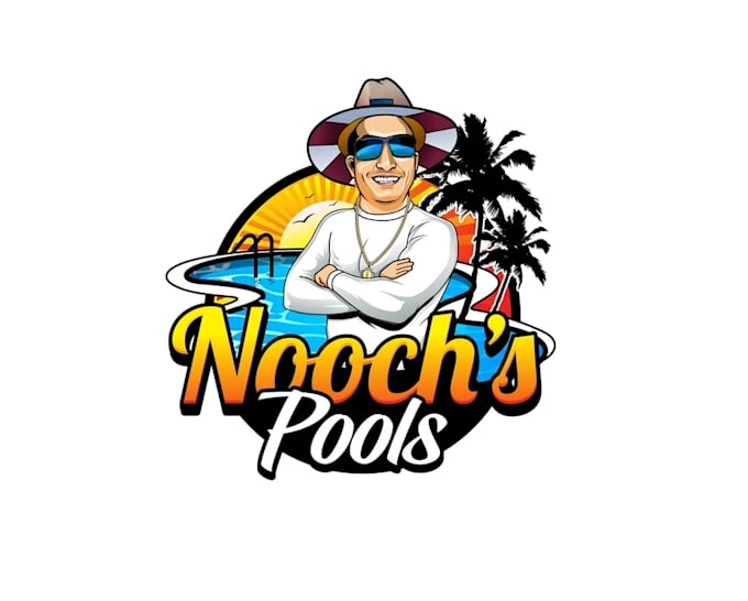 create exclusive and marvelous pool cleaning logo design