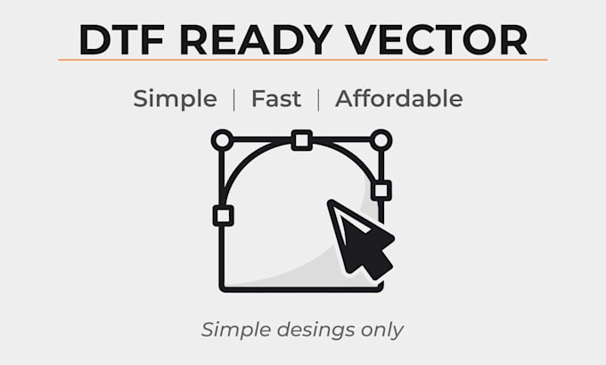 quickly vectorize your design for dtf printing