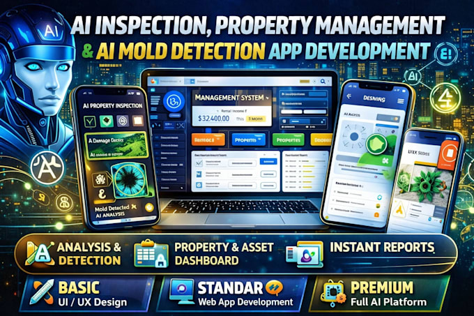 develop ai inspection app, ai property management app, ai mold detection app