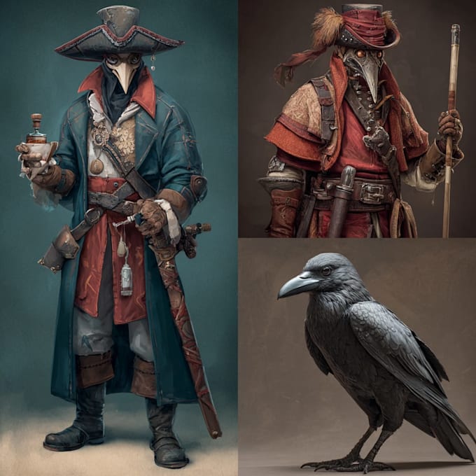 Create unique style of fantasy character for you by Rasmikaa | Fiverr