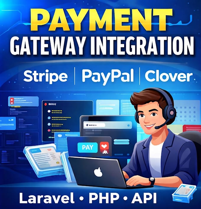 integerate stripe paypal clover in your websites