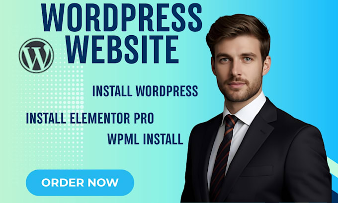 do wordpress installation with elementor setup