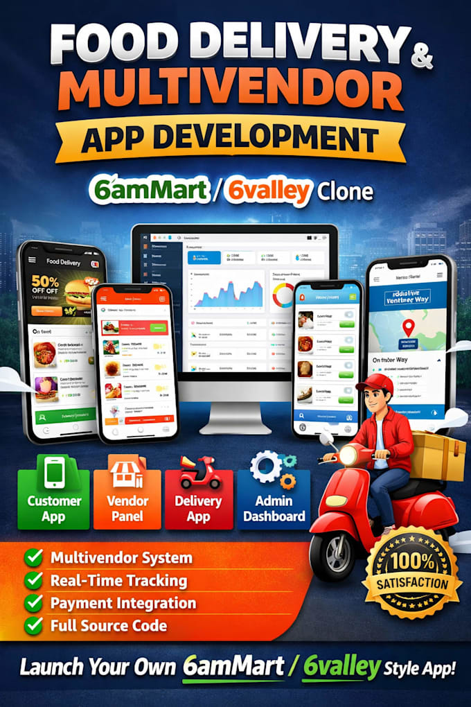 Do food delivery app, 6ammart, multivendor food, ecommerce delivery app ...