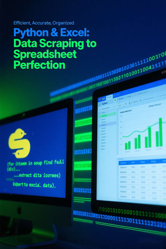 do python web scraping and organize data into excel charts