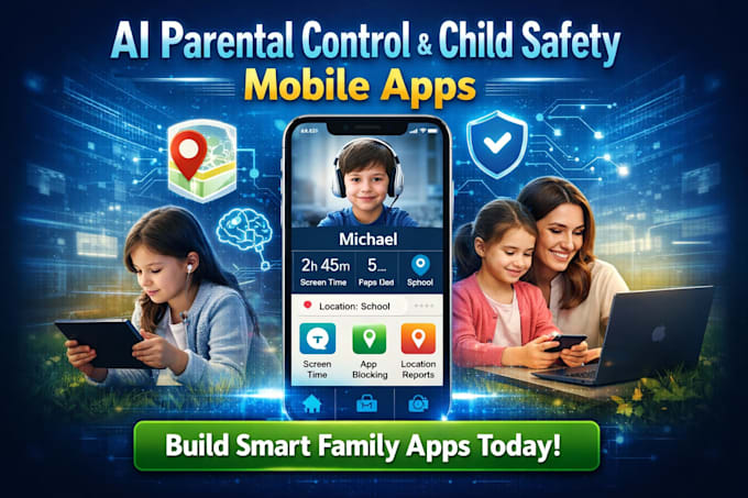 design and develop ai parental control and child safety mobile apps