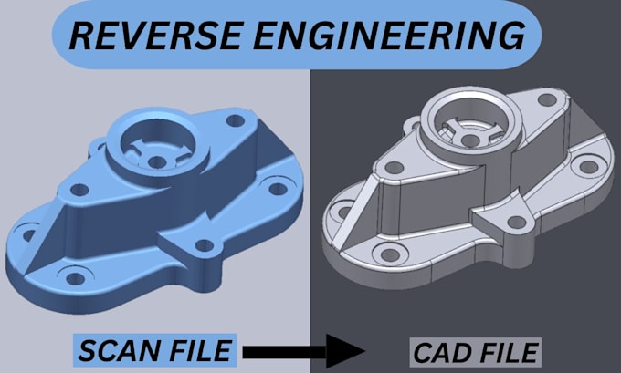 do reverse engineering 3d scan to cad conversion professional