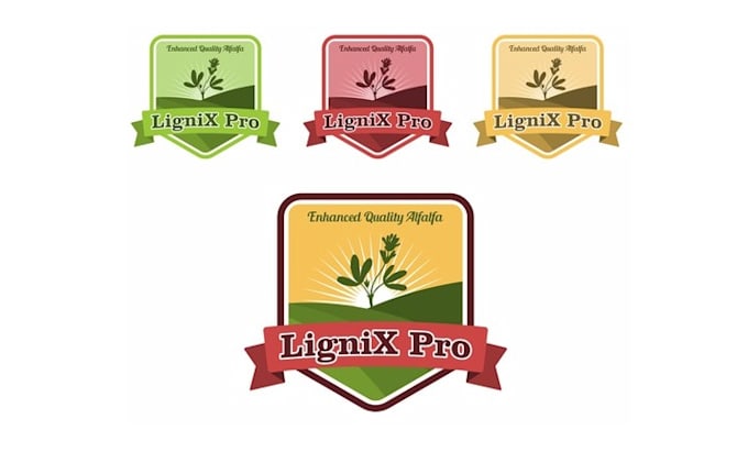 design classic new alfalfa growing system logo