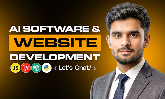 build ai website, ai mobile app, full stack website development, ai software