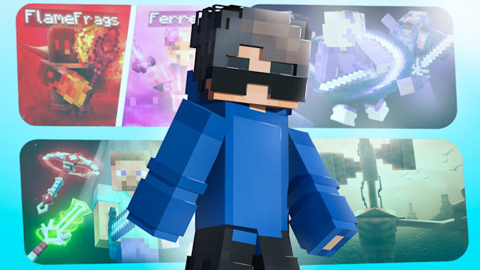 create eye catching professional minecraft thumbnails