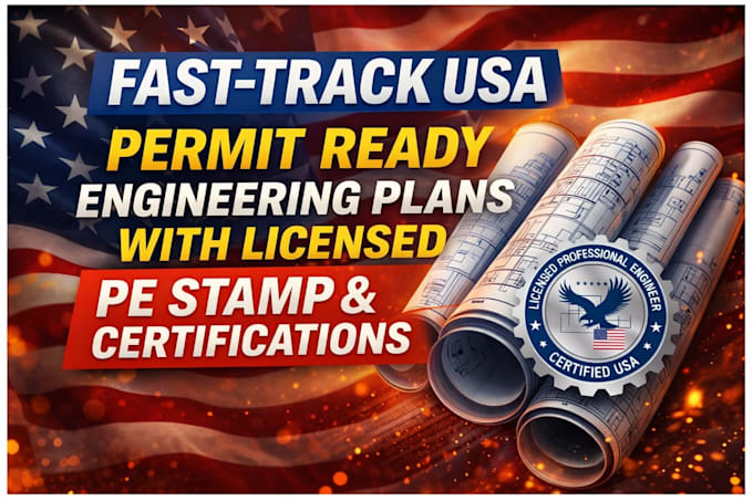 Licensed pe stamp architectural stamp adu stamp mep structural engineer ...