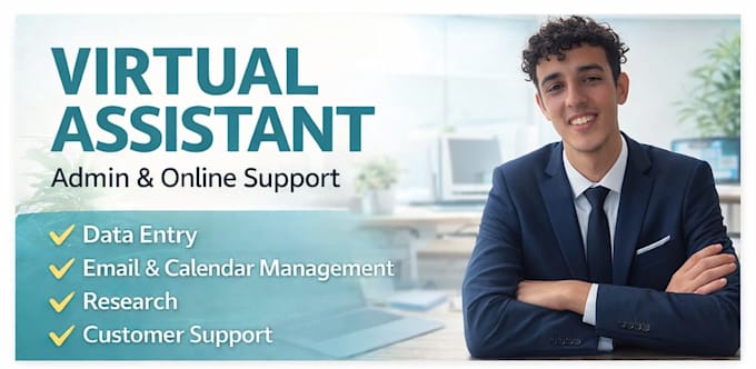 be your virtual assistant for admin tasks and online support