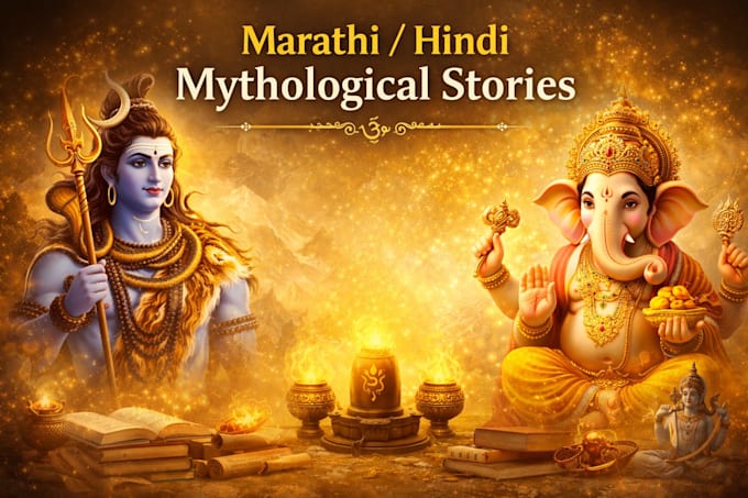 write engaging hindi marathi mythology stories content