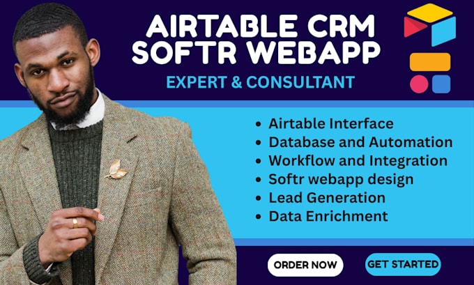 be your airtable expert, do airtable automation, airtable database, softr webapp