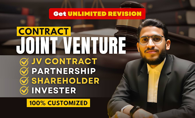 draft joint venture jv contract partnership and shareholder agreement