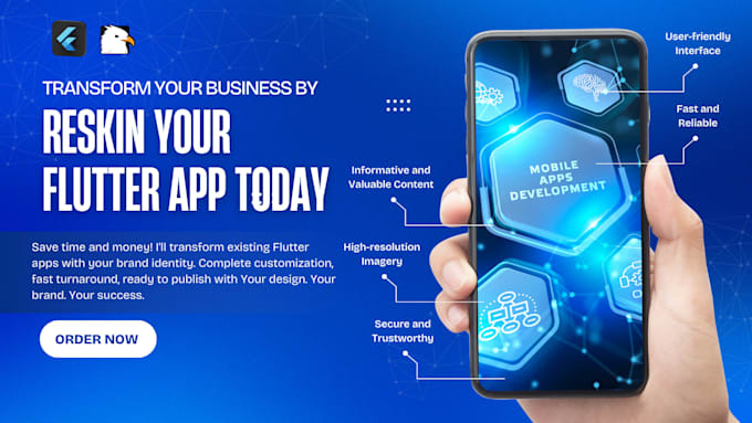 reskin, customize your flutter codecanyon mobile app with custom ui and branding