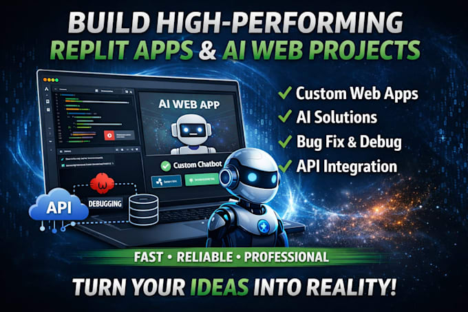 replit app, replit web app, custom ai web app, debug replit app, replit website