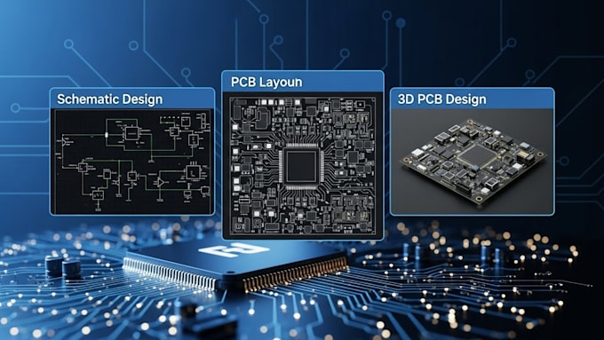 Create pcb design, pcb layout, and schematic design for you by Baggymw ...