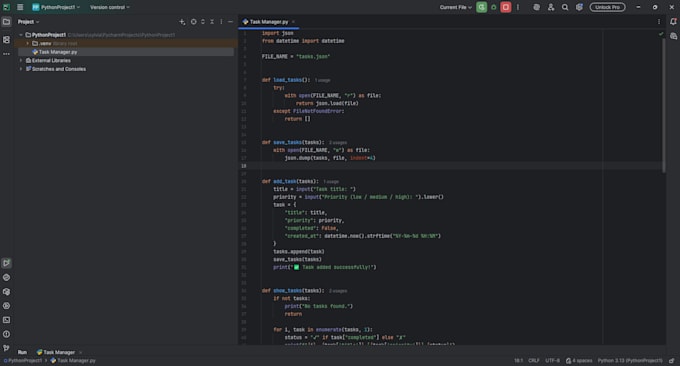 create python scripts for automation and simple tasks