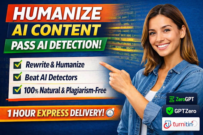 humanize, rewrite, and fix ai website content to pass ai detectors