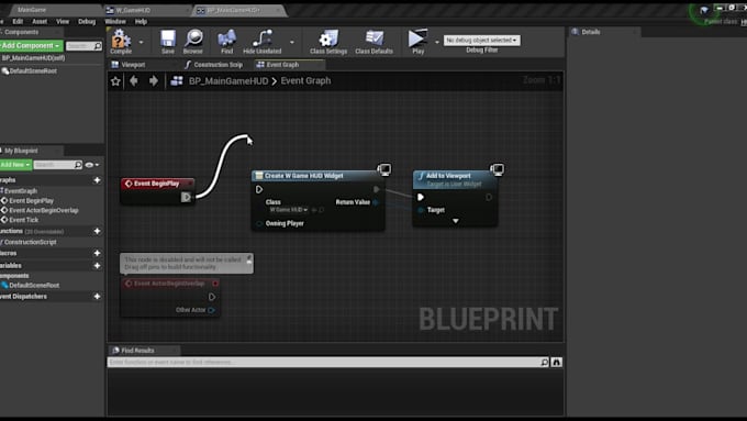 blueprint a game for you in unreal engine