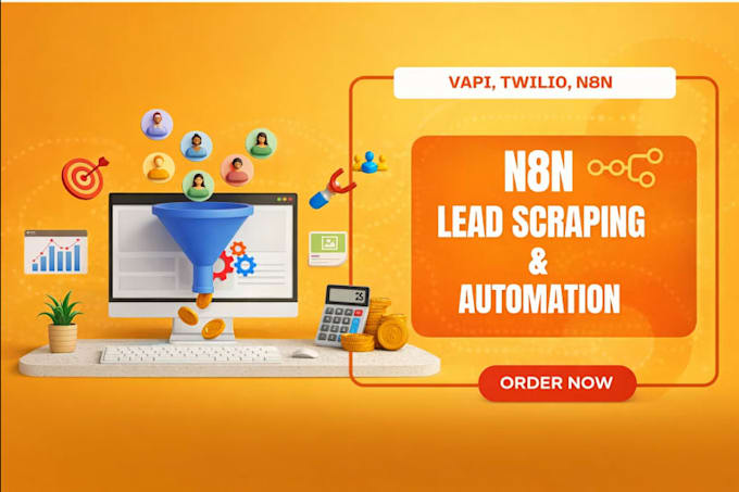 scrape leads and automation workflows with n8n