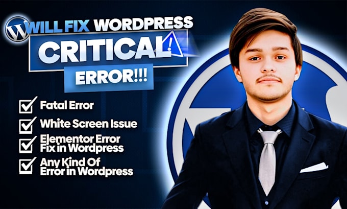 fix wordpress critical error, fix elementor issues errors, divi website fix