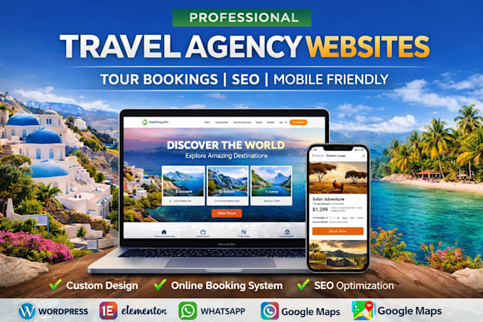 build a wordpress travel agency or tour booking website