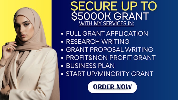 grant writing and submission, proposal, research, application, business plan
