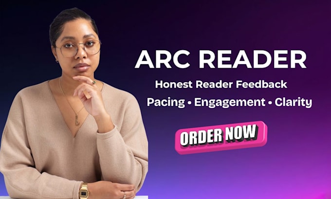 be your arc reader and provide honest reader feedback