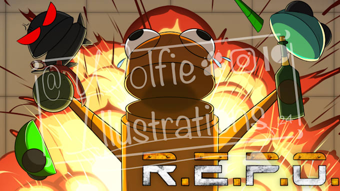 draw custom youtube or twitch thumbnails