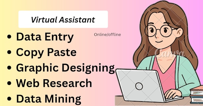 data entry and web research